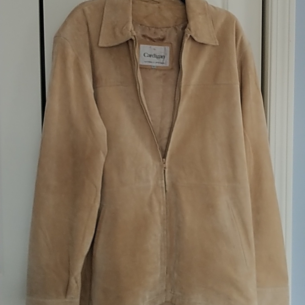 CARDIGAN Suede (Piel) Zippered Jacket 60 EU - Picture 3 of 11